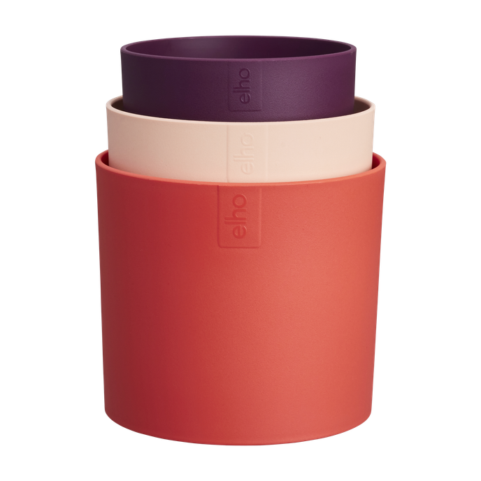 lex pott set 14cm korallenrot